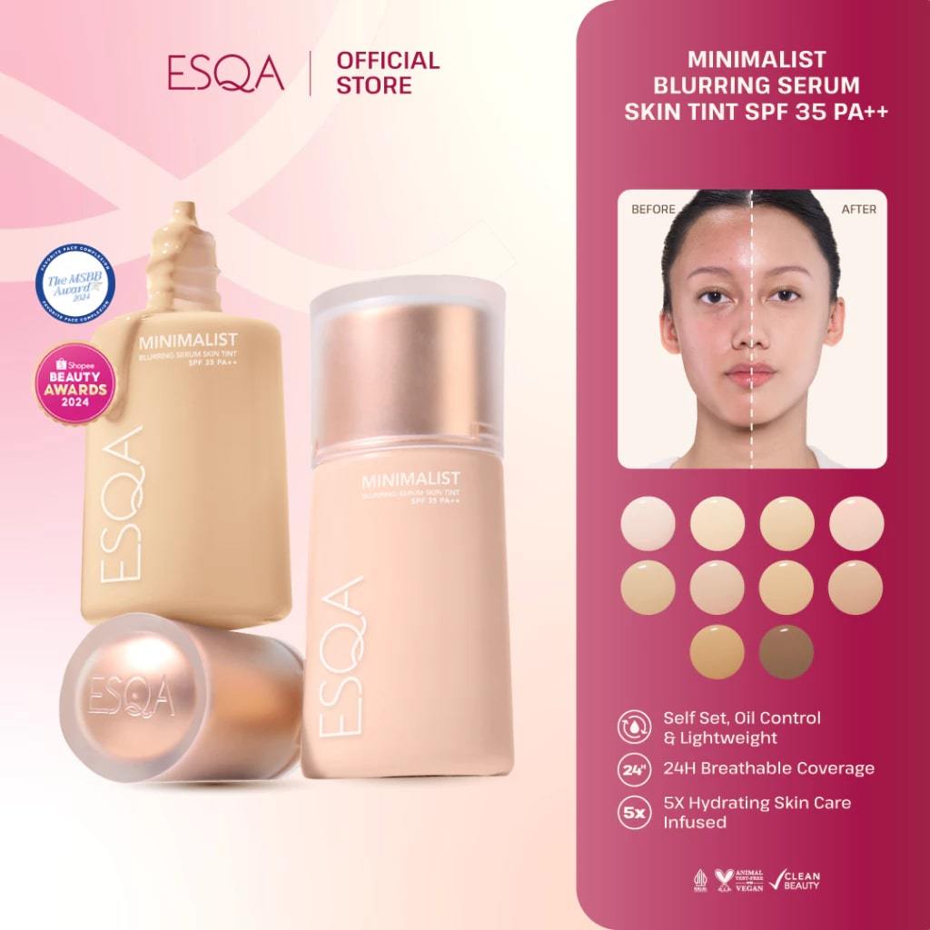 Esqa Minimalist Blurring Serum Skin Tint SPF 35 PA++ 35ml