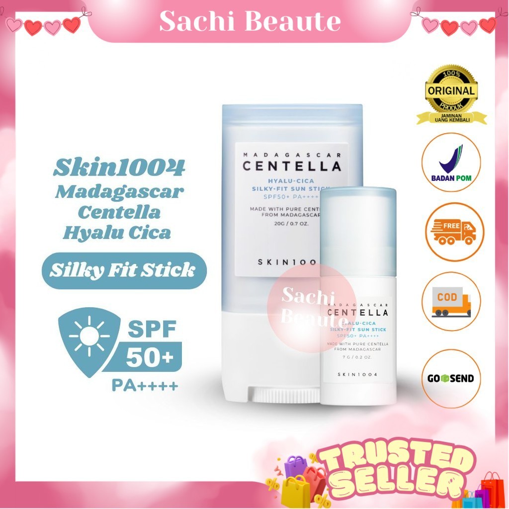 SKIN1004 Madagascar Centella Hyalu-Cica Silky-Fit Sun Stick BPOM
