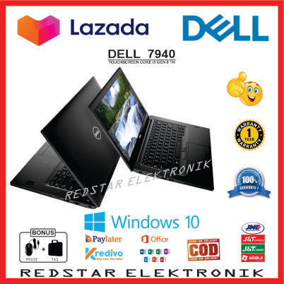 LAPTOP DELL LATITUDE 7490 TOUCHSCREEN CORE I5 GEN 8TH SPEK TINGGI RAM 16GB/1TB SSD GRATIS MOUSE & TAS [ GARANSI 1 TAHUN] | Lazada Indonesia