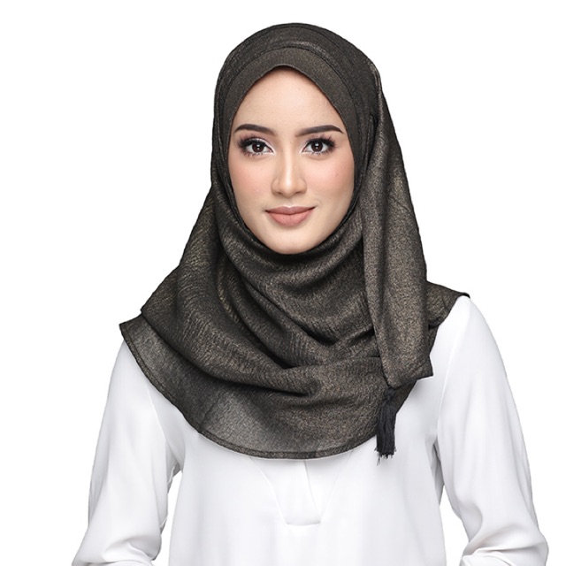 Jual Black Shinny - Georgette - Hijab Instan Impor, Praktis, Modis, Ringan, Simple, Elegan, Ngga Panas, Kualitas Terbaik | Shopee Indonesia