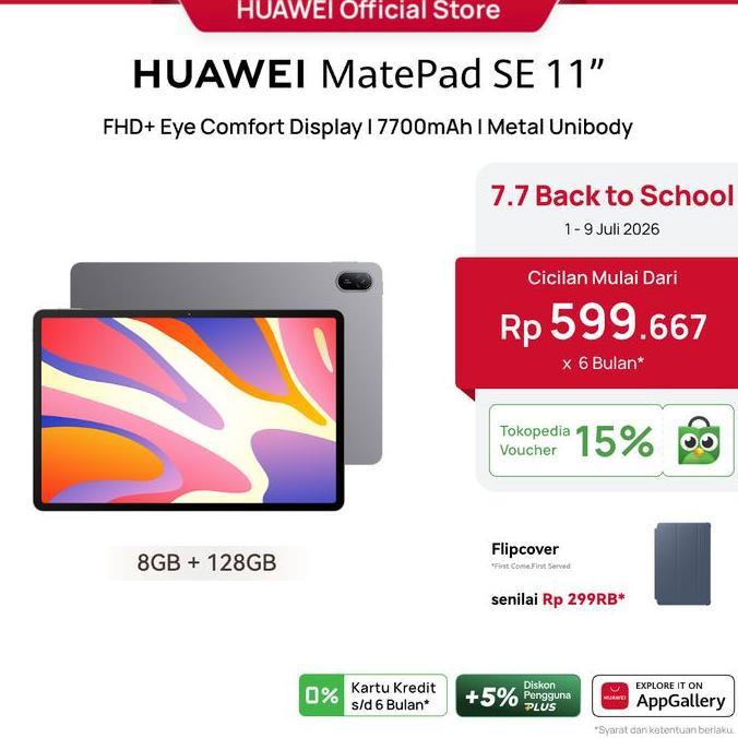 CENAVISLIM - HUAWEI MATEPAD SE 11" TABLET [UP TO 8+128GB] | FHD+ EYE COMFORT DISPLAY | 7700MAH | METAL UNIBODY