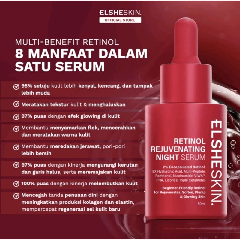 ELSHESKIN RETINOL REJUVENATING NIGHT SERUM