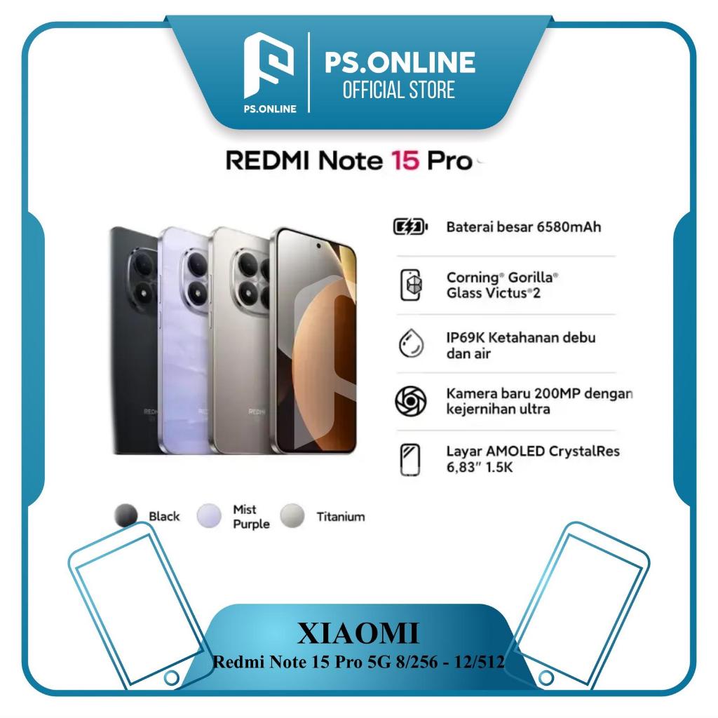 Xiaomi Redmi Note 15 Pro 5G (8/256GB) (12/512GB) Garansi Resmi