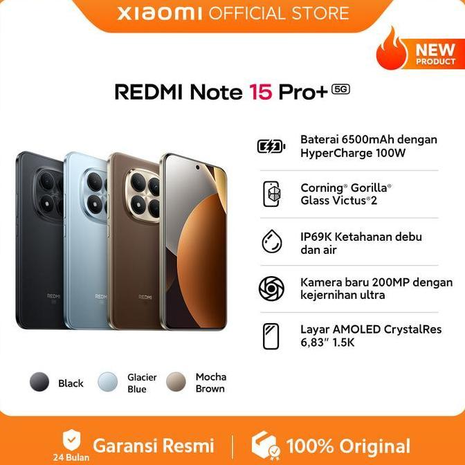 VERNANDI76 - XIAOMI REDMI NOTE 15 PRO+ 5G (8/256 GB) (12/512 GB) [XIAOMI OFFICIAL STORE]