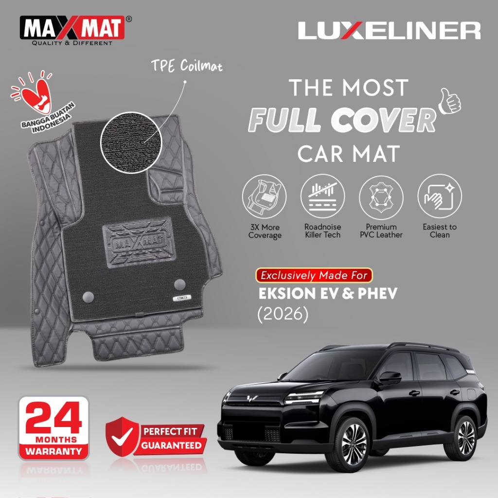 Jual Otoproject - Karpet Mobil Wuling EKSION EV & PHEV 2026 HYBRID & PHEV AT Luxeliner | Maxmat 7D | Shopee Indonesia