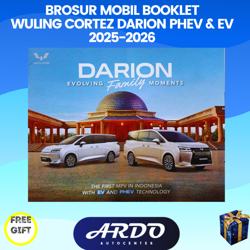 Jual Brosur katalog mobil Wuling Cortez Darion PHEV & EV 2025-2026 Versi Booklet atau Buku | Shopee Indonesia