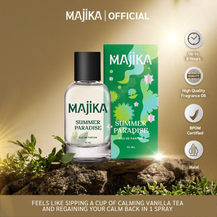 MAJIKA Summer Paradise Eau de Parfum | 30 ML | Parfum Unisex Tahan lama | Lazada Indonesia
