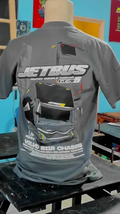 Kaos Jetbus 5 SDD Adiputro Colorfull Busmania Bis SHD UHD HD by Oxygen Sablon Balap | Lazada Indonesia