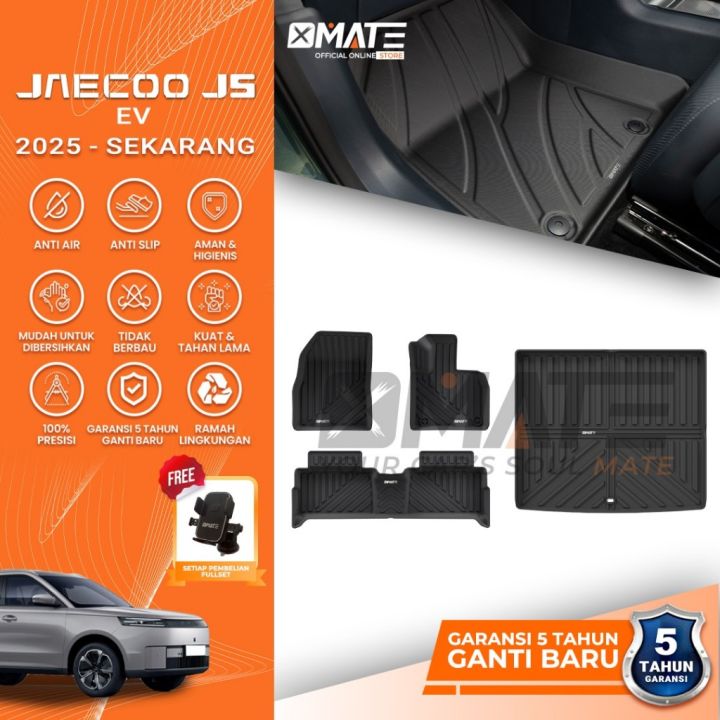 Xmate Karpet Mobil Jaecoo J5 EV 2025-Sekarang Bahan TPE Tahan Air Mudah Dibersihkan Garansi 5 Tahun | Lazada Indonesia