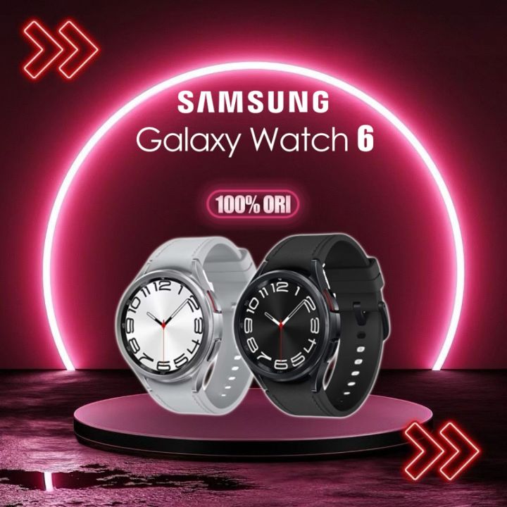 Samsung Galaxy Watch 6 46mm Jam Tangan Pintar Bluetooth AI Pelacak Kesehatan Untuk Pria dan Wanita Mendukung iOS dan Android Tahan Air GPS Pelacak Kebugaran Pemantauan Tekanan Darah Oksigen Darah dan Tidur Eksklusif Online Warna Hitam | Lazada Indonesia