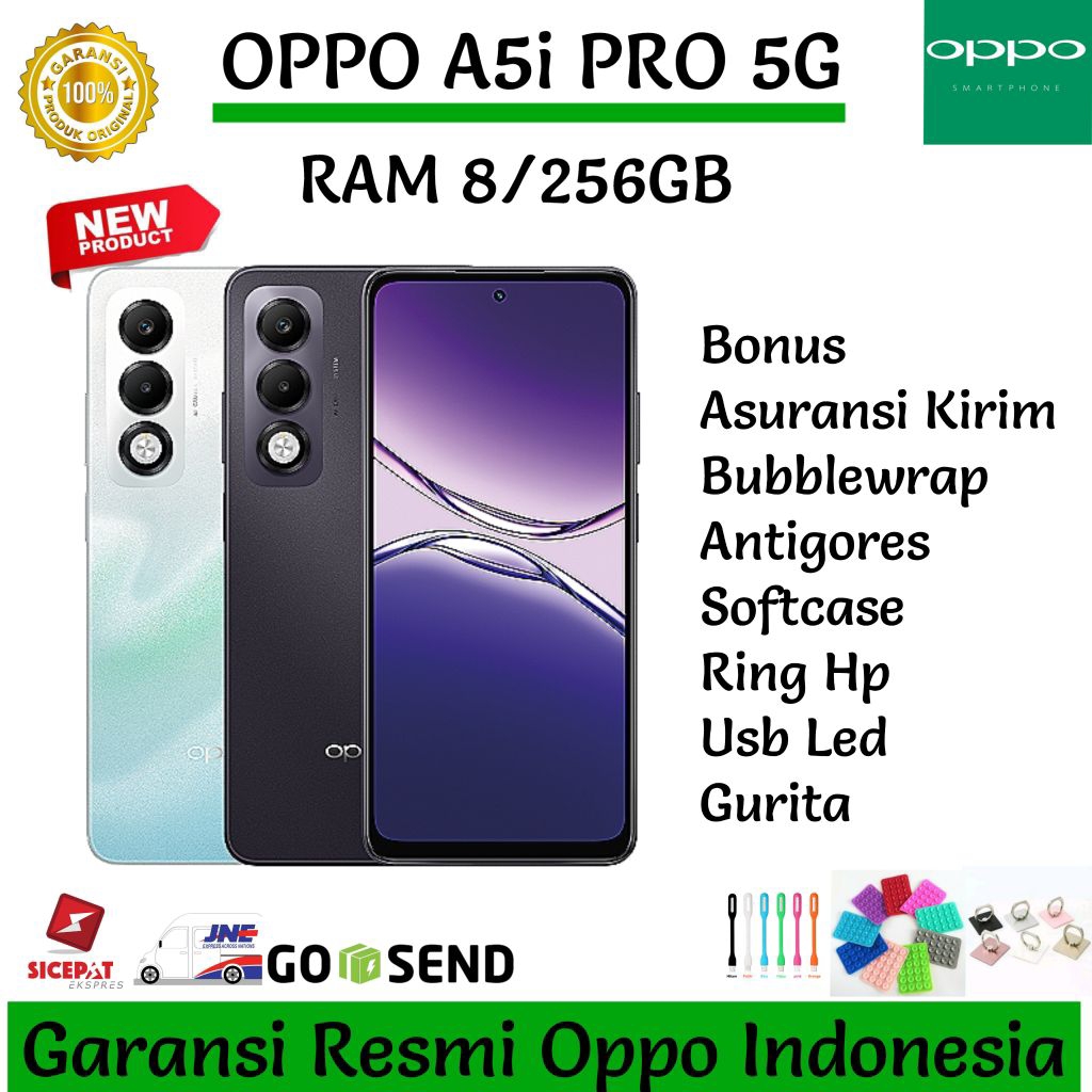 Jual OPPO A5i PRO 5G 8/256GB GARANSI RESMI OPPO | Shopee Indonesia