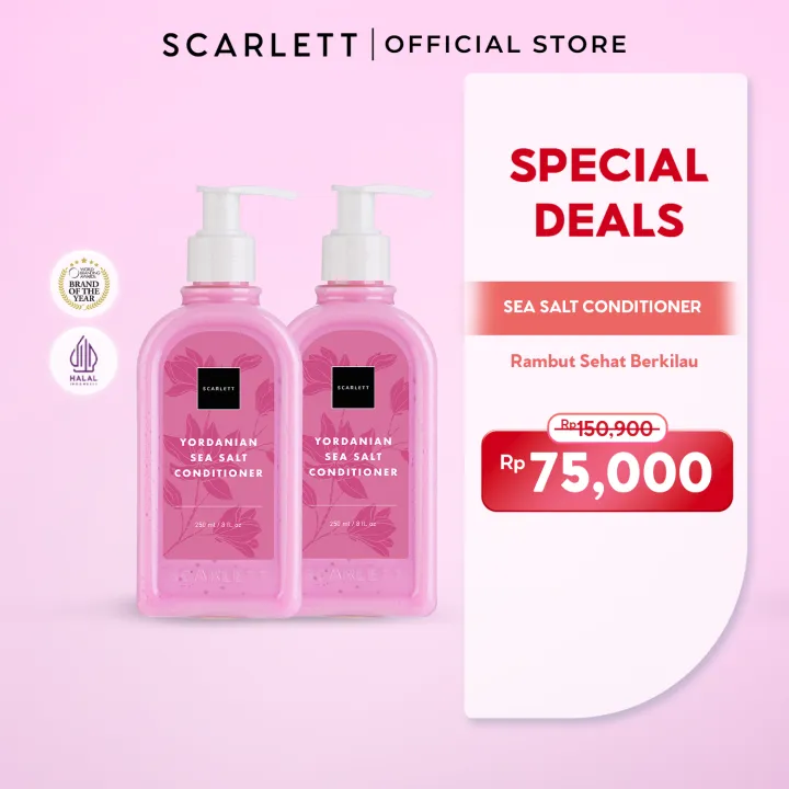 【BUY 1 GET 1】SCARLETT Hair Scalp and Volumizing Sea Salt Conditioner | Lazada Indonesia