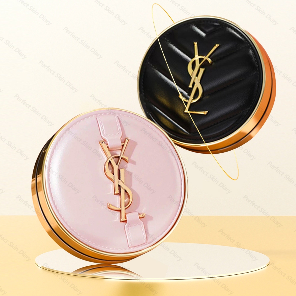 Jual Ý.Š.L Cushion New Le Cushion Encre De Peau Cushion Foundation Pink/Black SPF 50 PA++ | Shopee Indonesia