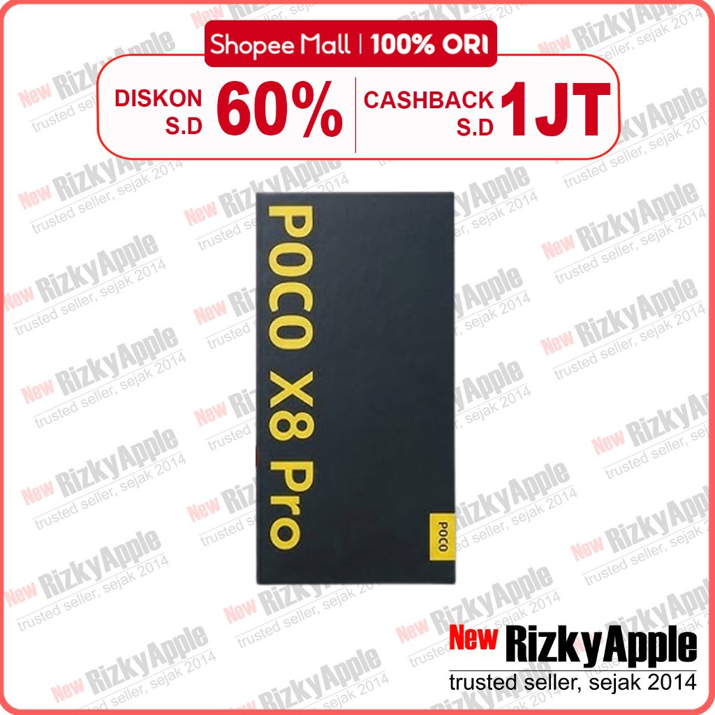 Jual Poco X8 Pro 5G 256GB 512GB Ram 8GB atau 12GB Garansi Resmi Indonesia | Shopee Indonesia