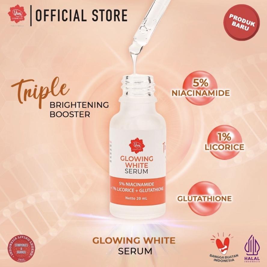 Promo Viva Face Serum | Peeling Serum | Viva Glowing White Serum | Viva Anti Aging Serum - 20mL