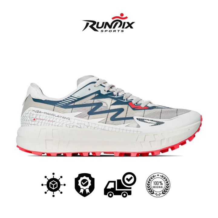 910 Nineten YUZA MANGLAYANG Sepatu Trail - PUTIH-TULANG/ABU/NAVY | Lazada Indonesia