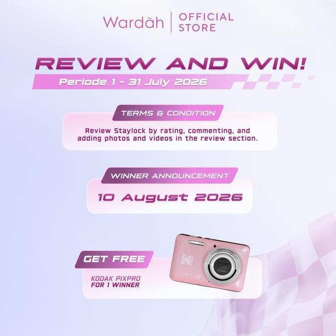 NEW! Wardah Staylock Lip Matte: 20H+ Long lasting Lip Cream, Real Life Approved!-Lip Matte Ringan Nyaman Smooth Long Lasting Foodproof Waterproof Matte Lipstick Lipcream Make Up Lip cream Intense Transferproof dan Tahan Lama Hingga 20 jam - Makeup