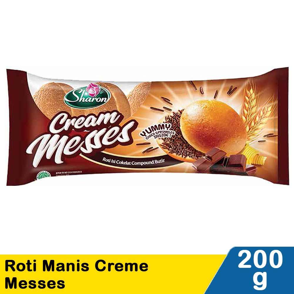 Jual SHARON ROTI MANIS CREME MESSES 200g | Shopee Indonesia
