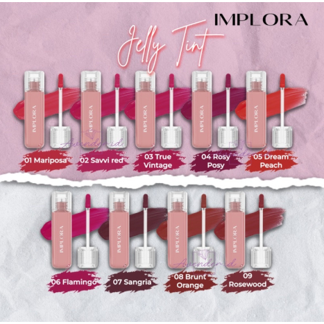 FK - IMPLORA JELLY TINT LUSINAN (BOLEH CAMPUR/MIX WARNA) BACA CAPTION!
