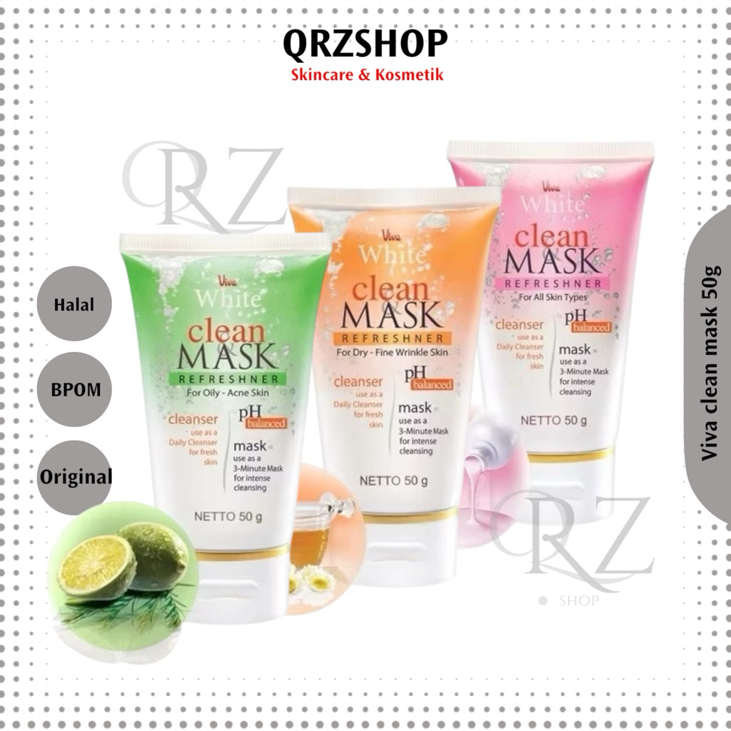 Viva White Clean & Mask Refreshner 50gr