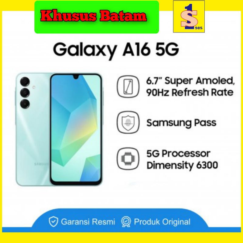SAMSUNG GALAXY A16 5G RAM 8/256GB GARANSI RESMI (KHUSUS BATAM)