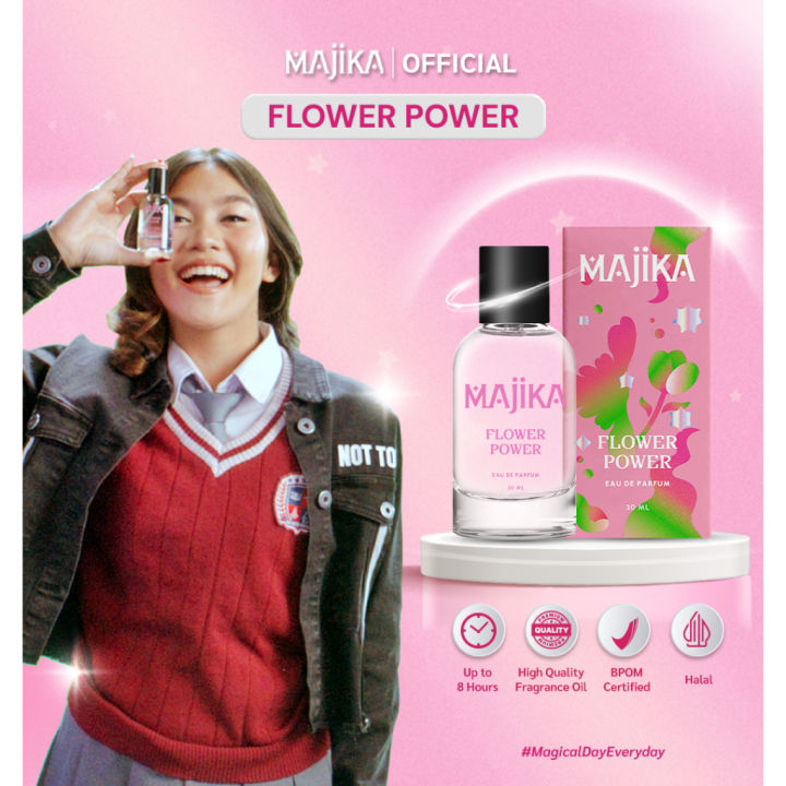 Majika Flower Power Eau de Parfum 30 ml Parfum Wanita Tahan Lama best seller | Lazada Indonesia