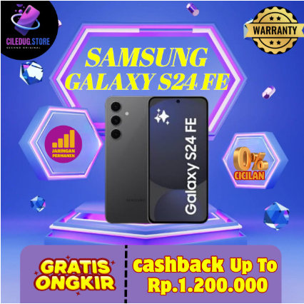 Samsung Galaxy S24 FE 5G 8/512GB 8/256GB Second Fullset Resmi Original Indonesia