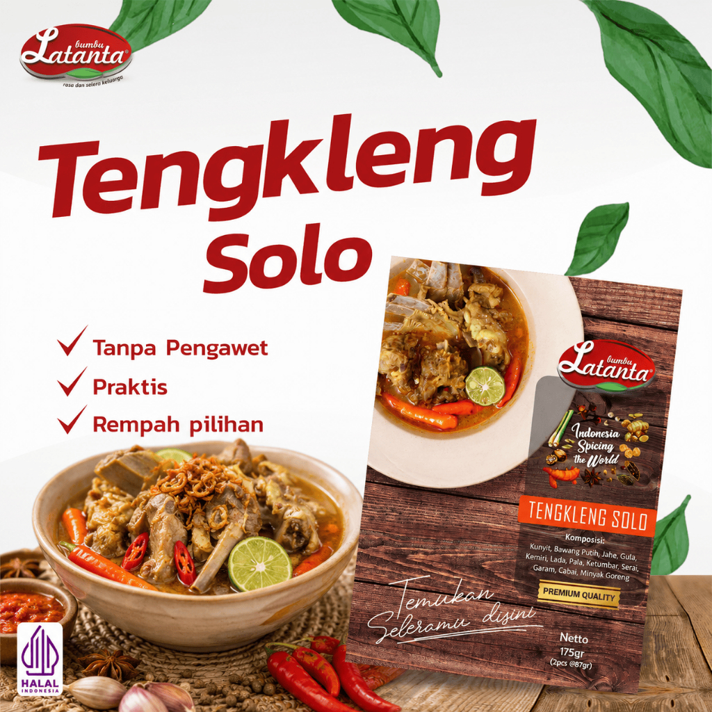 Jual Bumbu Masak Tengkleng Instan Latanta 175gr - Rasa Gurih Khas Solo, Praktis & Hemat Waktu | Shopee Indonesia