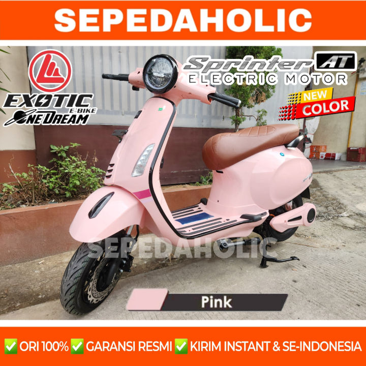 Sepeda Motor Listrik EXOTIC SPRINTER AT NEW 1200 Watt Electric E Bike | Lazada Indonesia