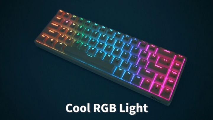RK Royal Kludge RK837 68 Tombol Keyboard Mekanik dengan Lampu Latar RGB 60% | Lazada Indonesia