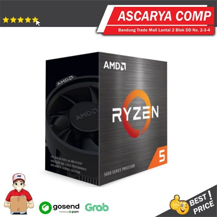 AMD RYZEN 5 5500 | Processor AMD AM4 Zen 3 Cezanne 6 Cores 12 Threads | Lazada Indonesia
