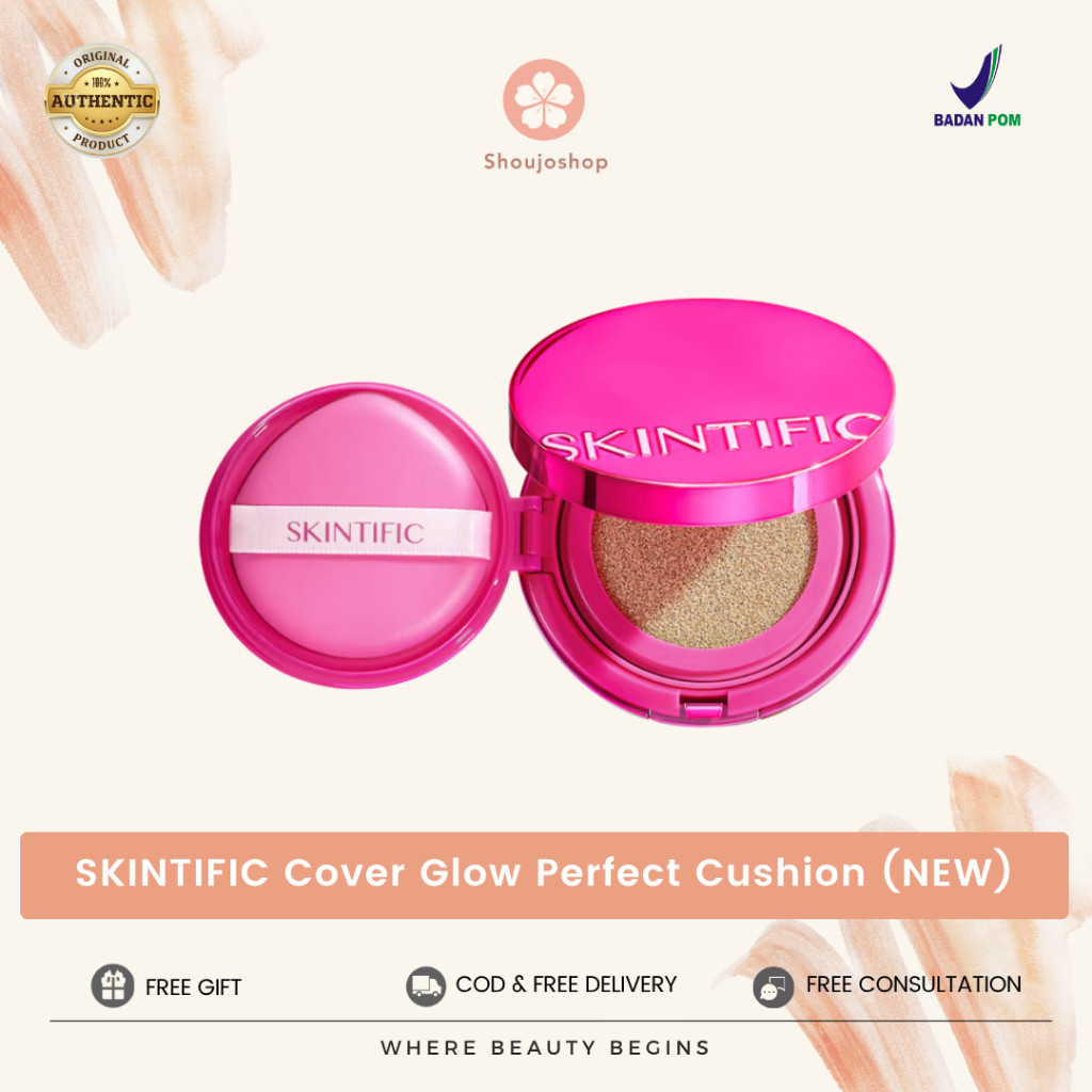 Skintific Cover Glow Perfect Cushion Pink (NEW)