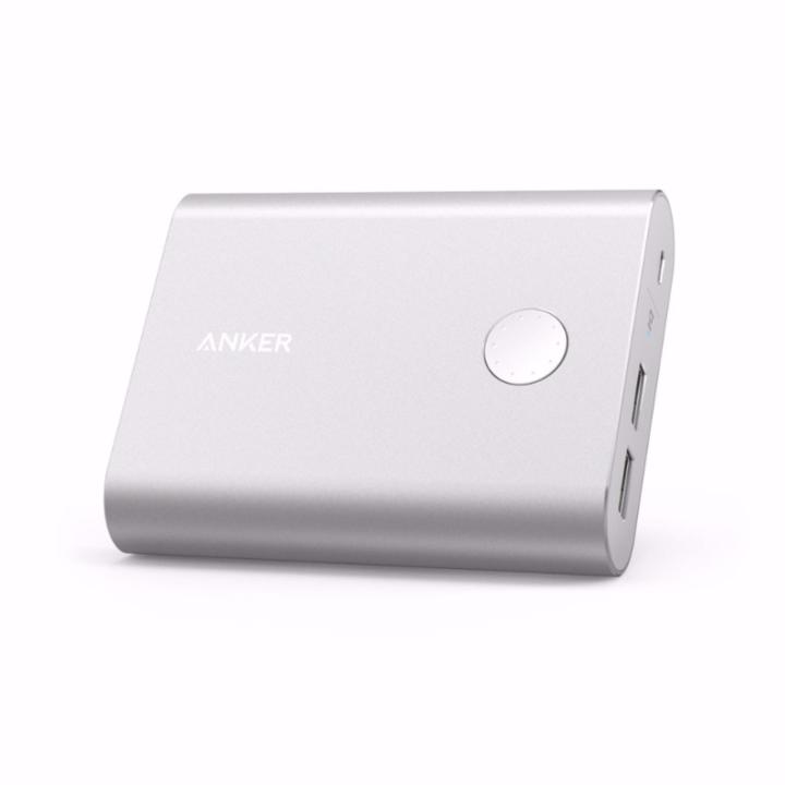 Anker PowerCore+ Power Bank 13400 mAh Quick Charge 3.0 - Silver | Lazada Indonesia