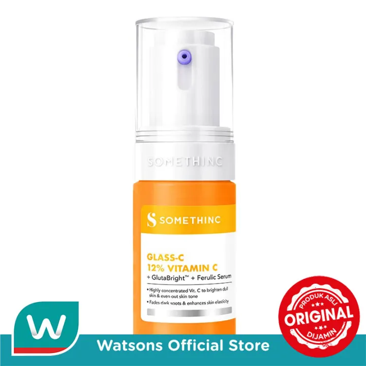 Somethinc Glass-C 12% Vitamin C + Ferulic + Glutathione Serum 20ml | Lazada Indonesia