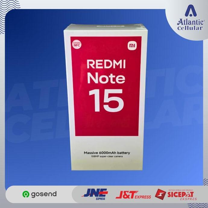 Xiaomi Redmi Note 15 4G 8/128GB | 8/256GB | Garansi Resmi Indonesia