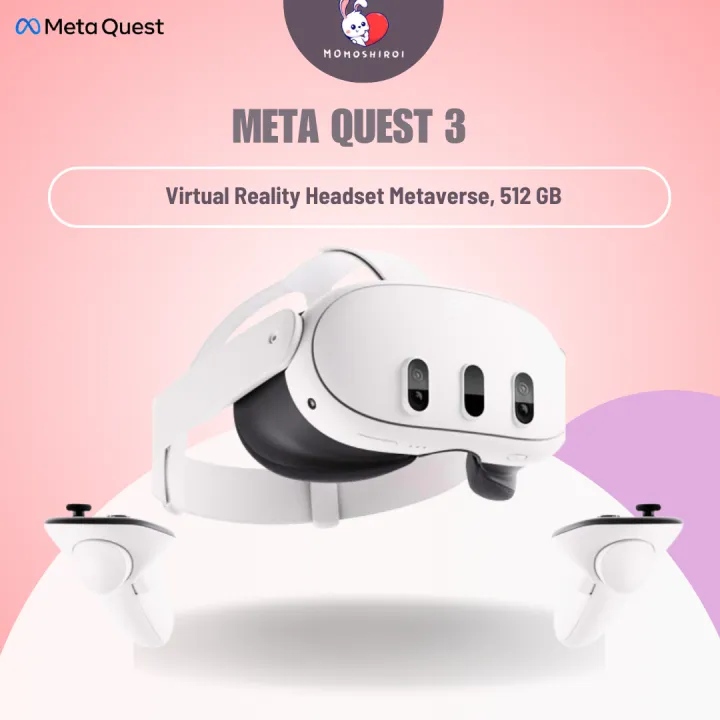Meta Quest 3 512 Gb Virtual Reality VR Headset Metaverse Oculus | Lazada Indonesia