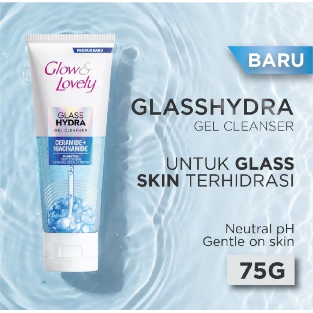 Glow & Lovely Glasshydra Gel Cleanser 75 gram