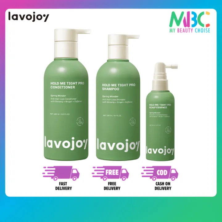 Lavojoy Hold Me Tight Pro Series | Shampoo | Conditioner | Scalp Essence | Lazada Indonesia