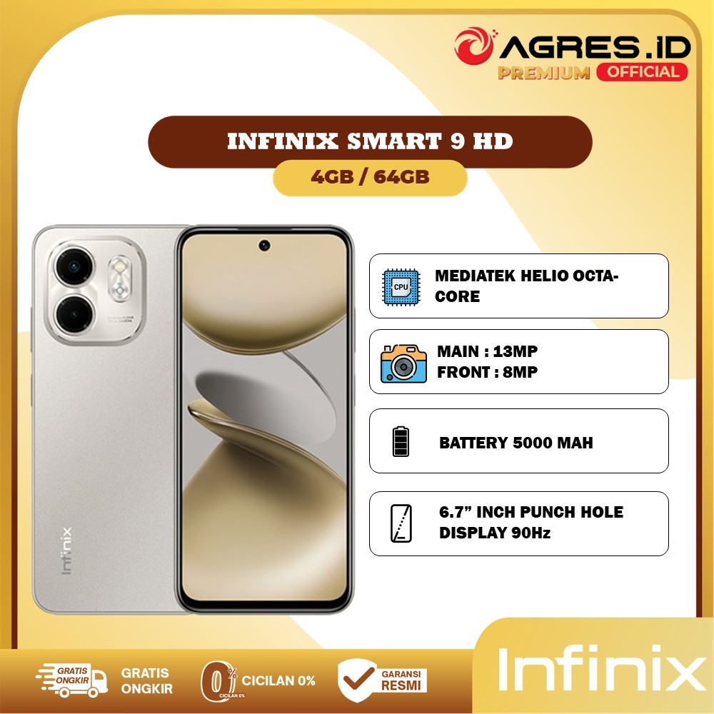 Jual Infinix Smart 9 HD [4/64 GB] Garansi Resmi Infinix Indonesia | Shopee Indonesia