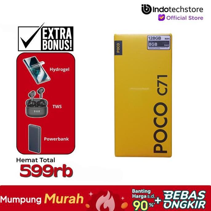 Xiaomi Poco C71 4/128GB - Poco C71 Garansi Resmi