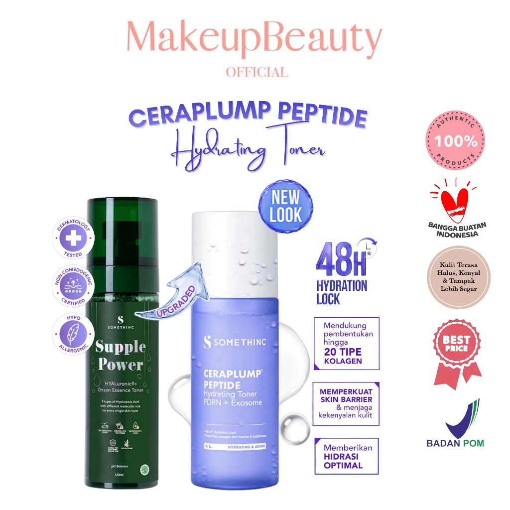 SOMETHINC Ceraplump Peptide Hydrating Toner PDRN + Exosome 100ml