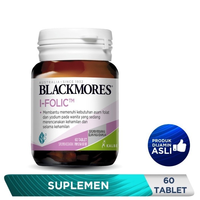 Blackmores I-Folic/Suplemen Ibu Hamil - 60 Cap