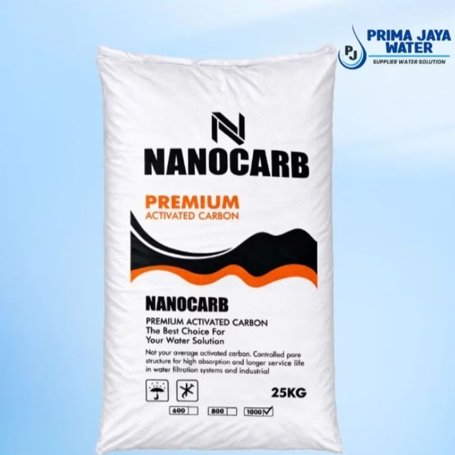 Karbon Nanocrab Premium Iodine 1000 Karbon Aktif Filter Air | Media Penyaring Air Sumur, Depot & Aquarium | Penghilang Bau & Air Keruh iodine 1000