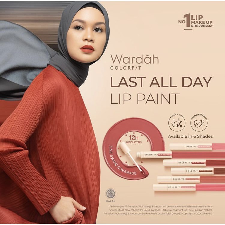 WARDAH Colorfit Last All Day Lip Paint