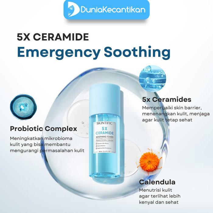 SKINTIFIC 5X Ceramide Soothing Toner Skin Barrier Face Toner