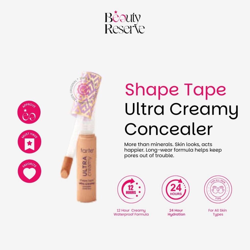 Jual BEAUTY RESERVE - TARTE SHAPE TAPE ULTRA CREAMY CONCEALER 10ML | Shopee Indonesia