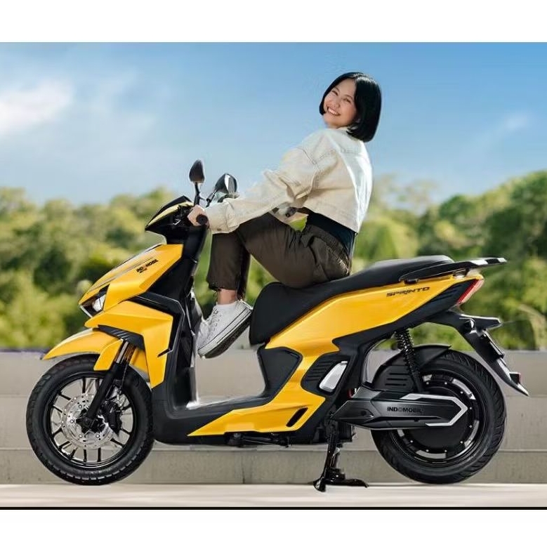 Jual Sprinto Indomobil E Motor 3500 Watt Sepeda Motor Listrik | Shopee Indonesia
