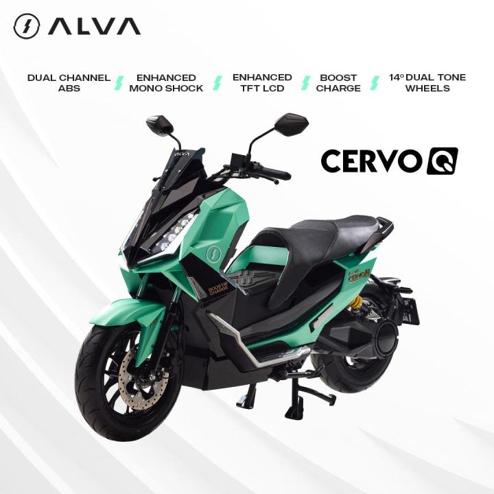 ALVA - ALVA CERVO Q Sepeda Motor Listrik 2 Baterai | Lazada Indonesia