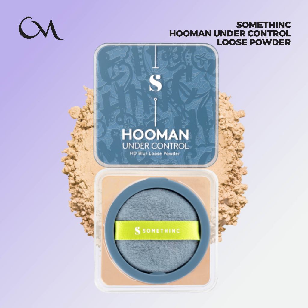 Somethinc Hooman Under Control HD Blur Loose Powder Bedak Tabur Oil Control Efek Blur Halus Ringan