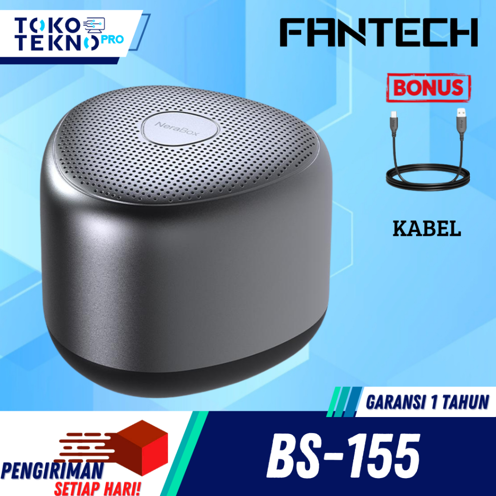 Jual Fantech NeraBox BS155 / BS-155 Speaker Portable Stereo Mini HiFi Wireless Speaker Bluetooth 5.4 | Shopee Indonesia